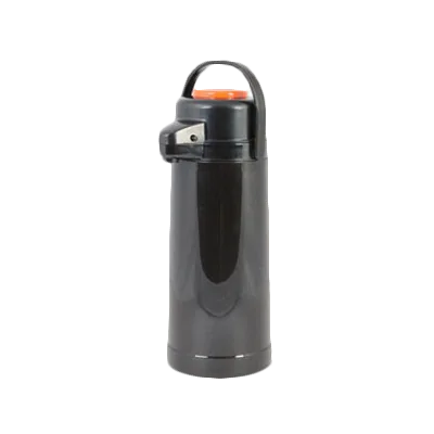 Thunder Group APPG022D Airpot, 2.2 Liter (74 Oz.), Glass Lined, Orange Push Button Top