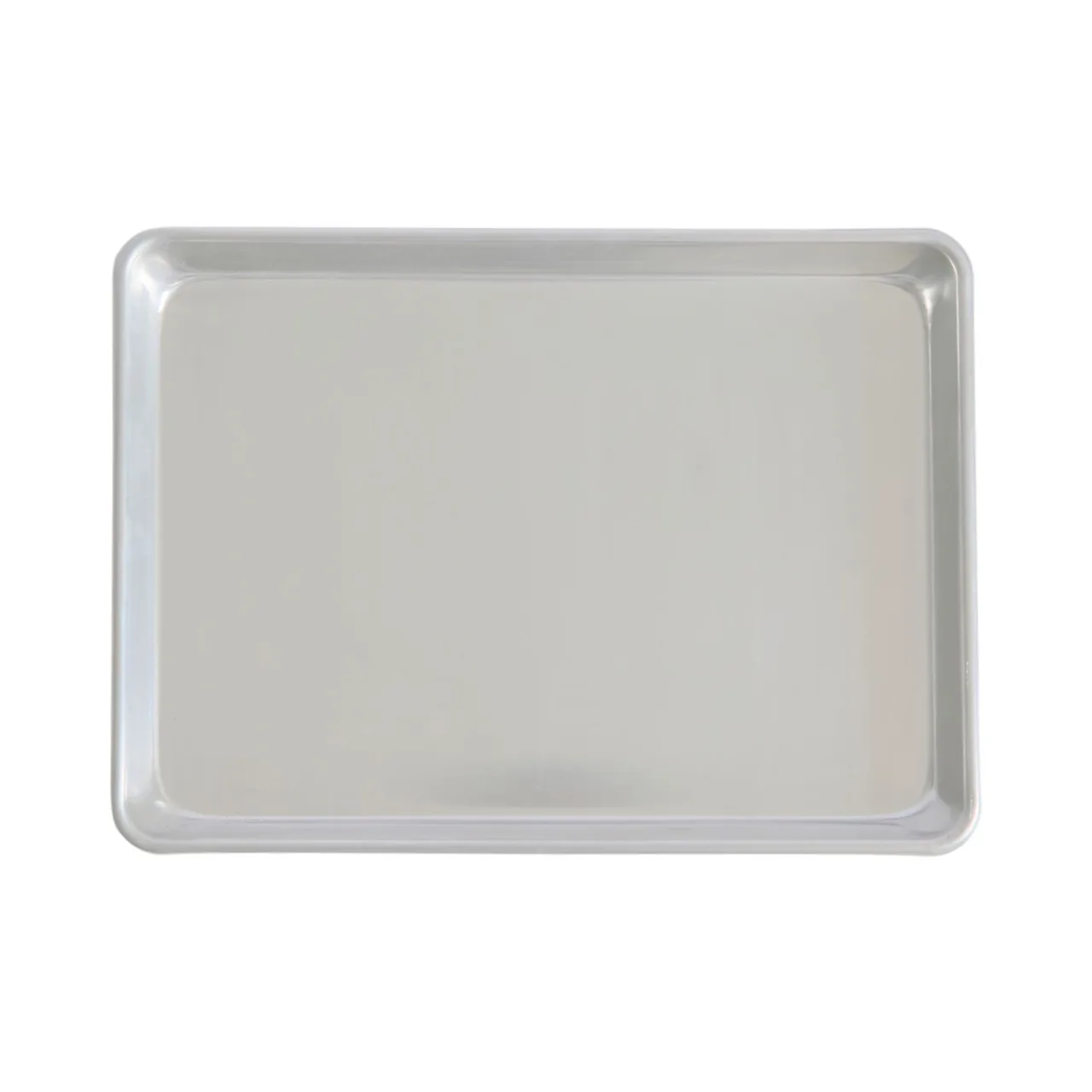 CAC China ASHP-1013S-O Quarter Size Sheet Pan, 13"L x 9-1/2"W, Open Bead, 16 Gauge, Aluminum