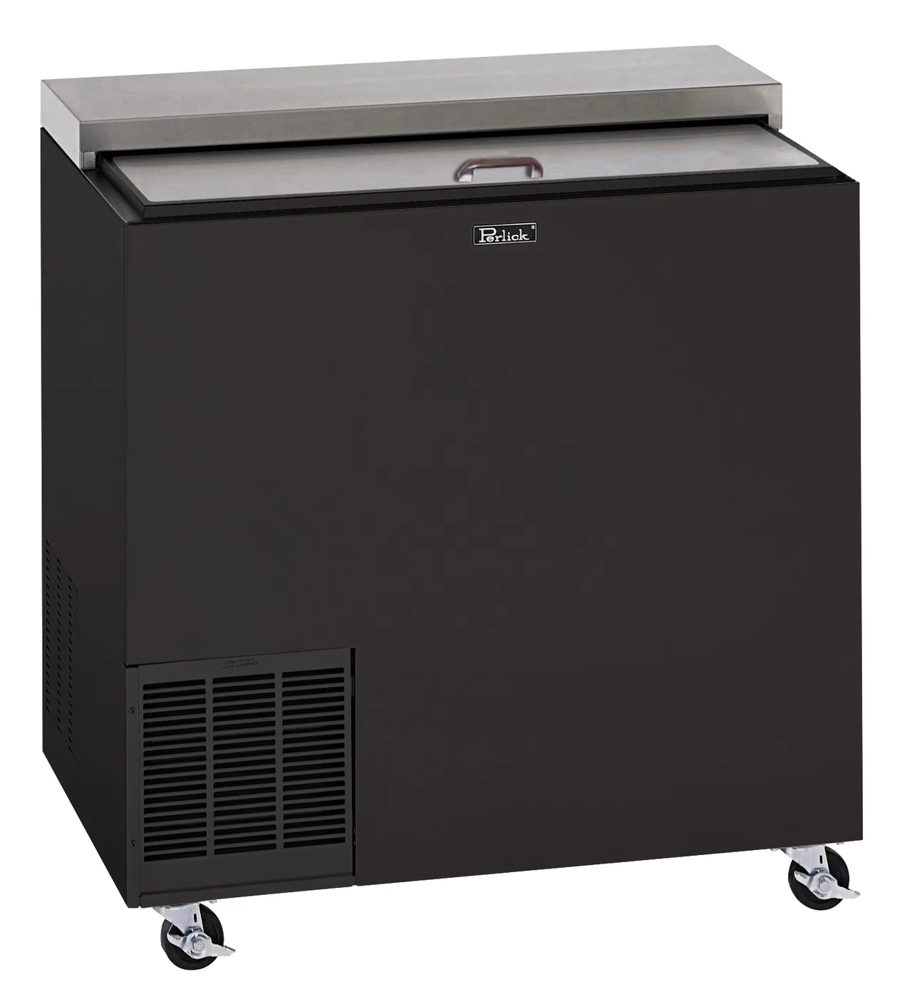 Perlick BC48RT-BS-STK 48"W Flat Top Bottle Cooler