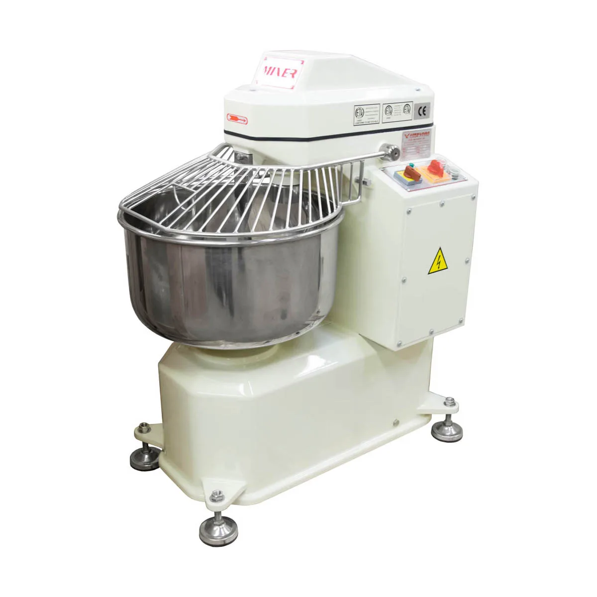 American Eagle AE-1220 Spiral Mixer with 40 qt Fixed Bowl, 2-Speed, 44 lbs Dough Capacity