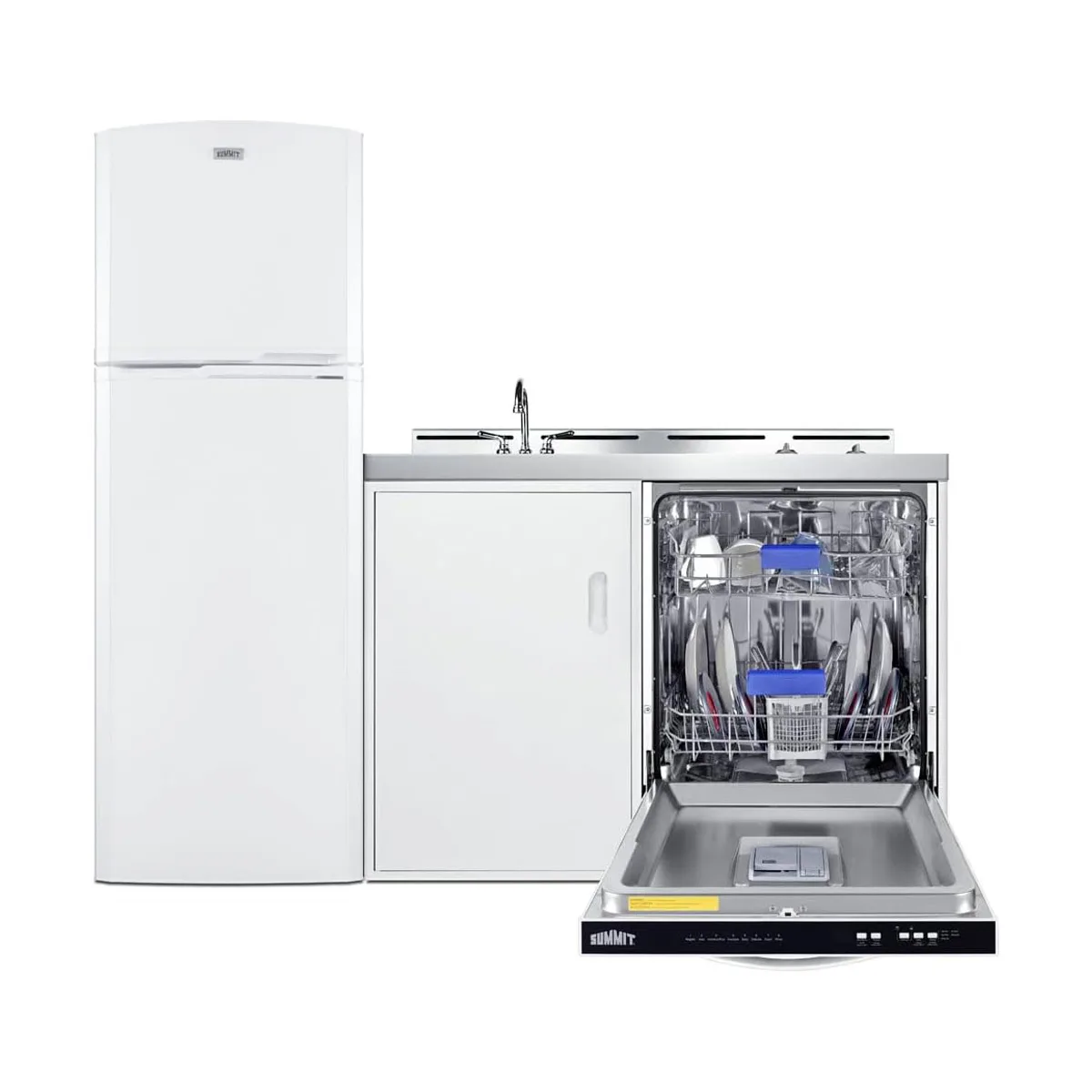 Summit ACKDW721G All-In-One Combination Kitchenette with Dishwasher