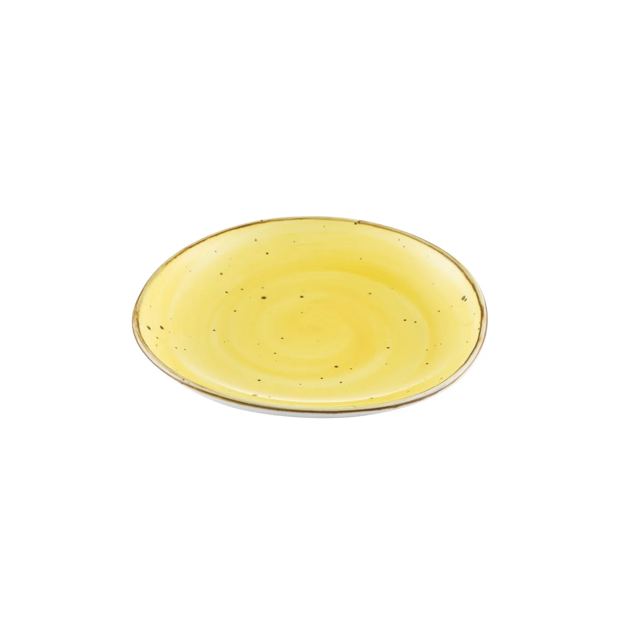 CACChina TUS-8-SFL Tucson Plate, 8-1/4" x 7-3/4" Porcelain, Dishwasher/Oven Safe - Dozen