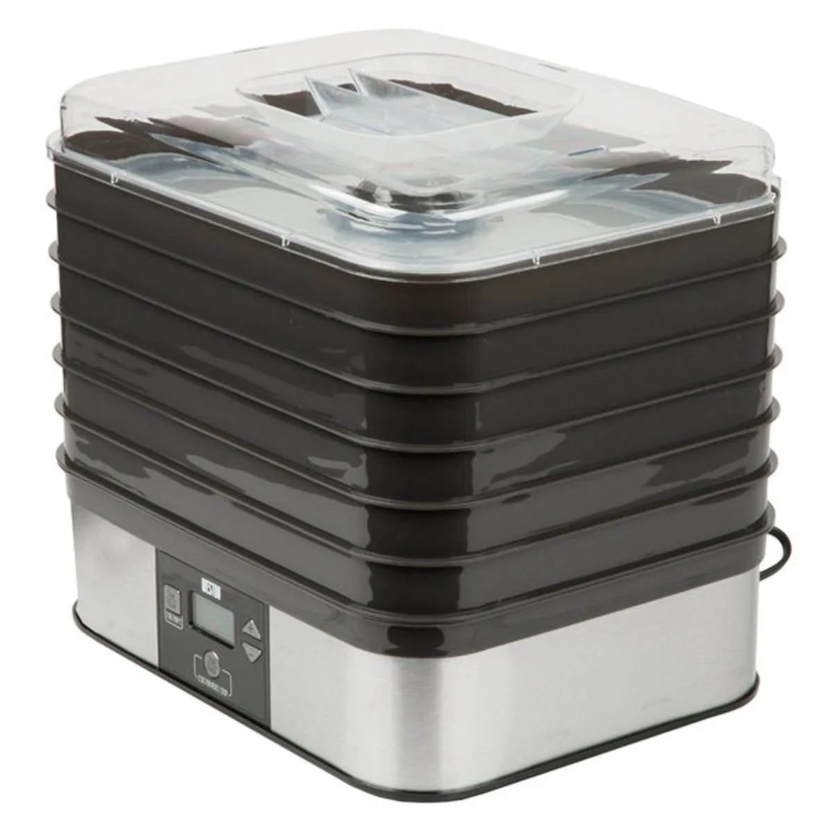 Hamilton Beach 75-0401-W Weston Digital Dehydrator, Single Zone, 6 Trays, 500W, 120V