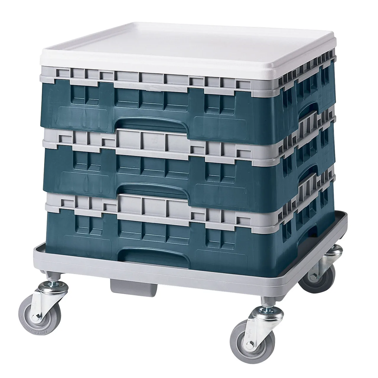 Cambro BR414414 Camrack Base Rack, Full Size, Teal, Polypropylene, 19-3/4 x 19-3/4, 4-7/8 Inside Rack Height