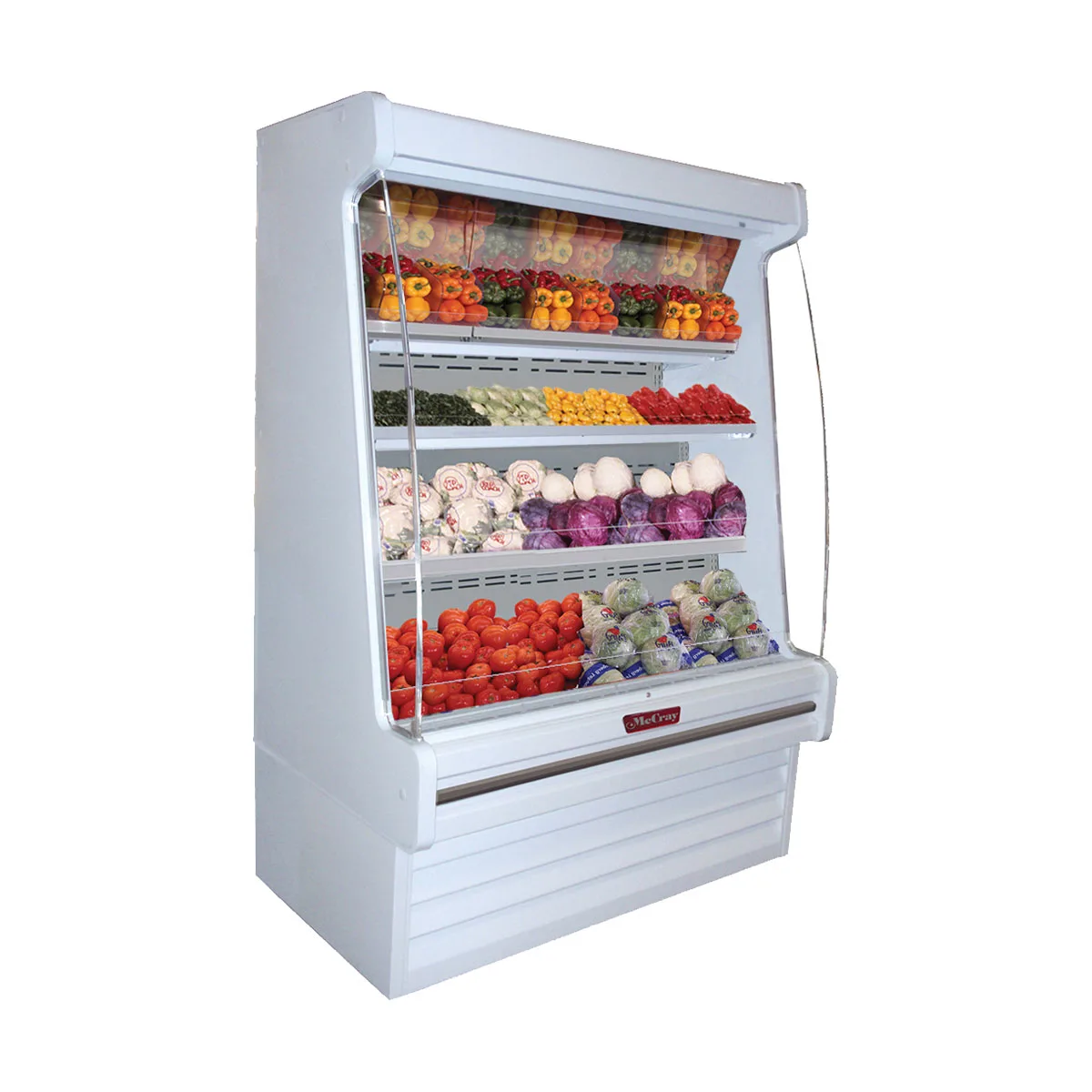Howard-McCray SC-OP35E-4S-LED 51" Refrigerated Produce Display Case, White