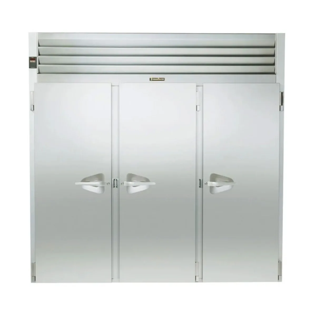 Traulsen RHT332N-FHS 76" 3-Section Reach-In Refrigerator w/ 3 Solid Doors, Remote, 69.35 cu. ft.