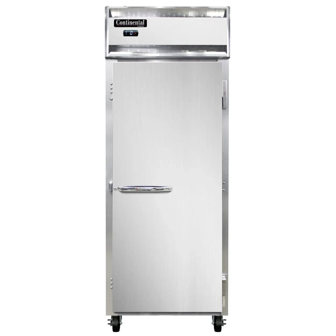 Continental Refrigerator 1FENSS 28-1/2" 1-Solid Door Reach-In Freezer, Top Mounted, 21 cu. ft., Stainless Steel