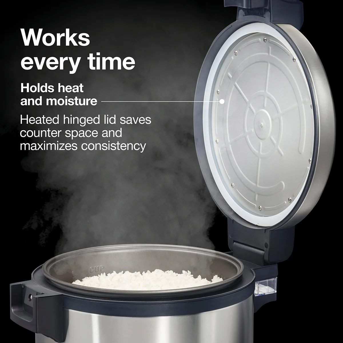 Hamilton Beach 37580 Proctor Silex Commercial 60 Cups Rice Warmer, 120V, 103W