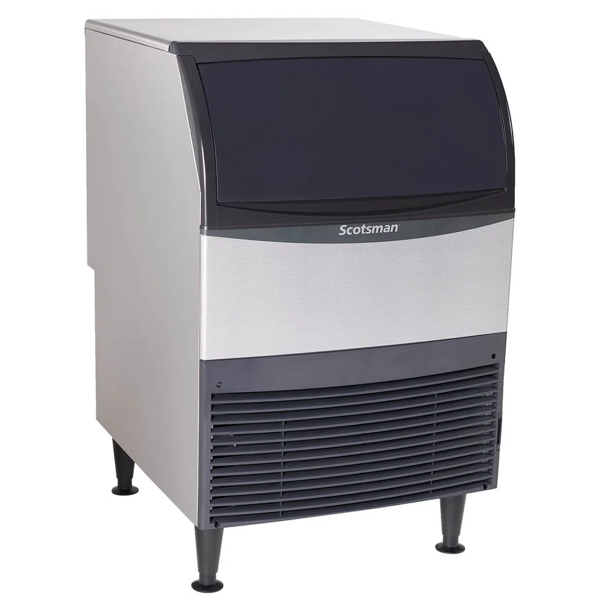Scotsman UN324A-6 Air-Cooled Nugget-Style Ice Maker with Bin, 370 lbs/Day, 50hz Export Model