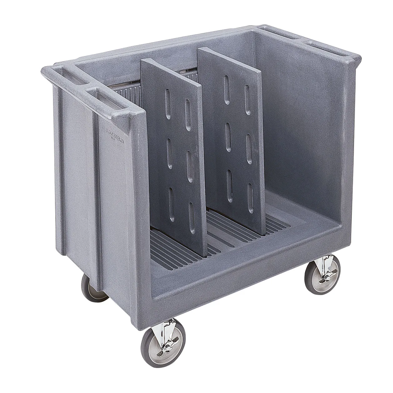 Cambro TDC30191 Adjustable Dish Cart, 23.25"W x 38.875"L, 500 lbs, Granite Gray, Polyethylene