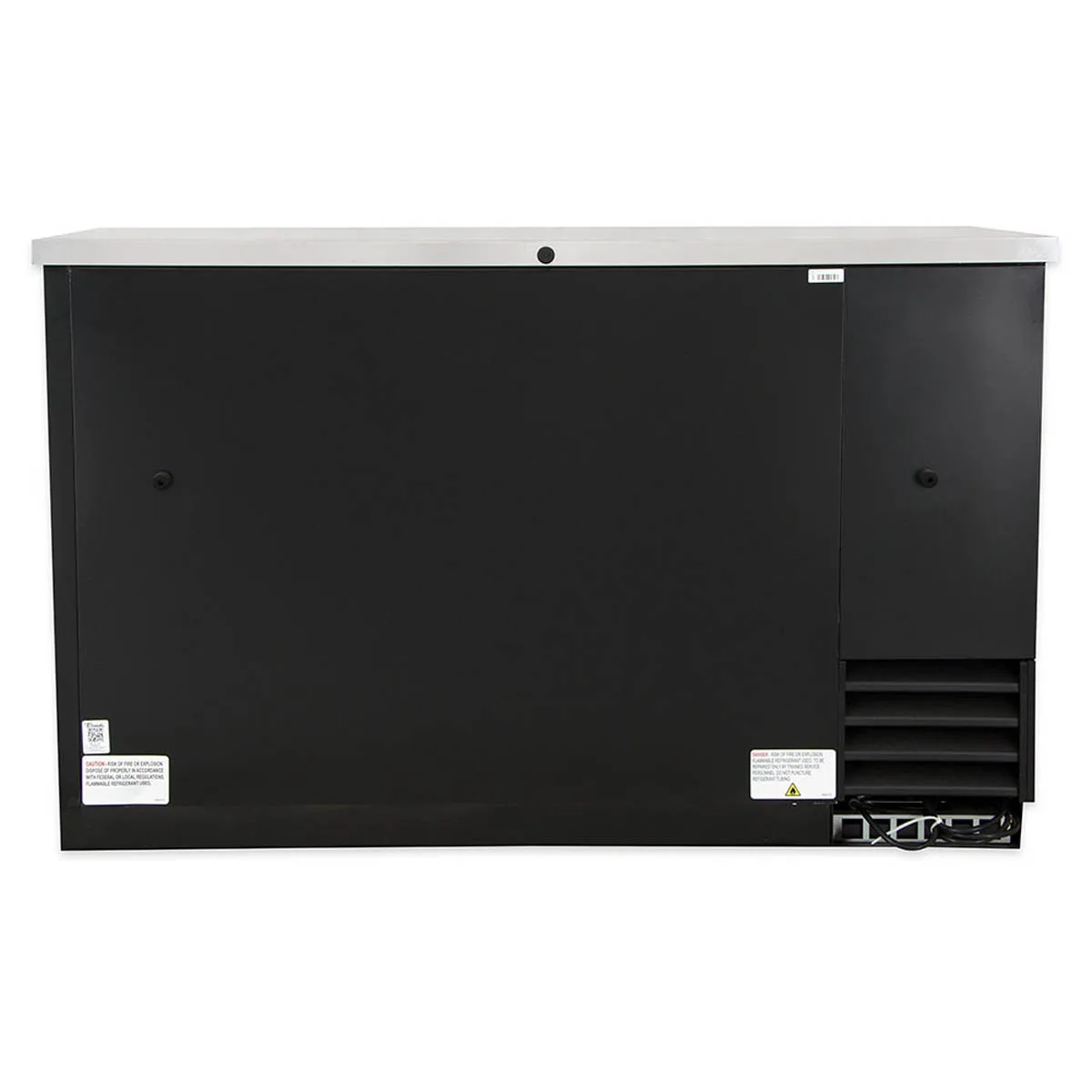 True TBB-2-HC 58" Two Solid Swing Door Back Bar Cooler with Hydrocarbon Refrigerant