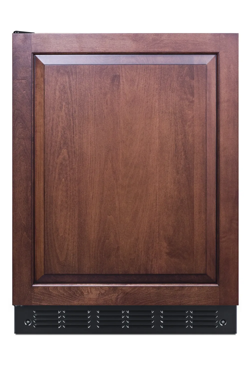 Summit FF6BK2SSIFADALHD 24" Undercounter Reach-In Refrigerator in Black, Panel Ready Left Hinged Door, 5.5 cu. ft.