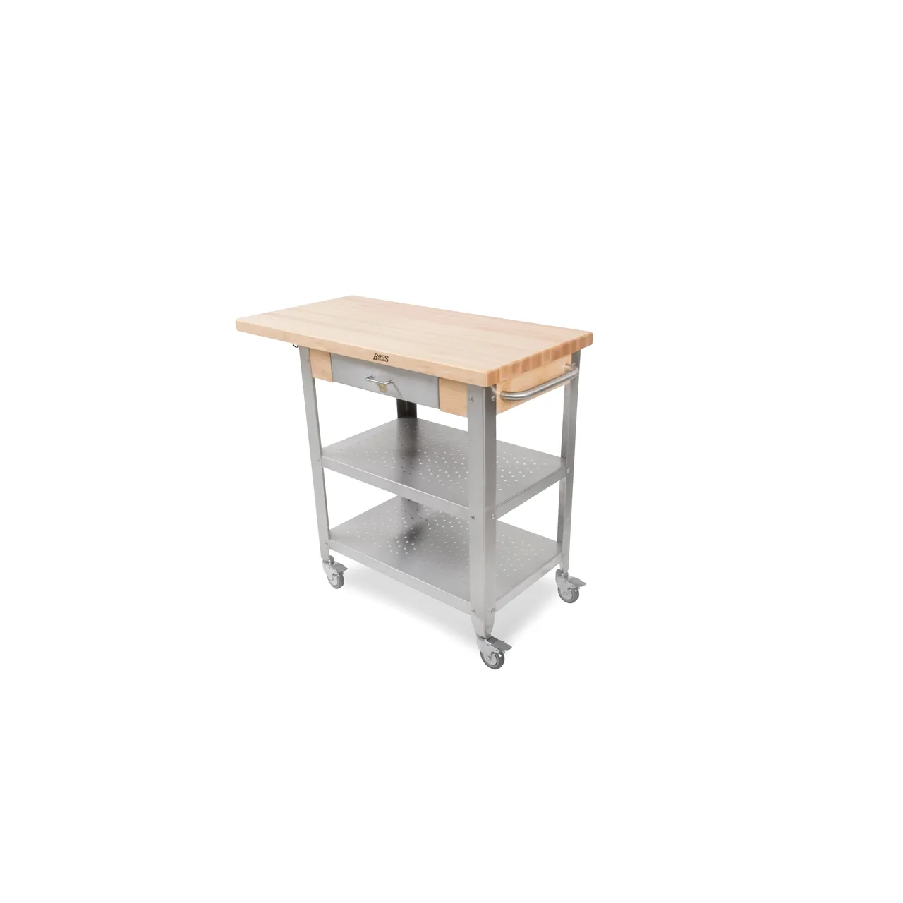 John Boos CUCE40 Cucina Elegante Cart, 40"W X 20"D X 35"H Overall Size