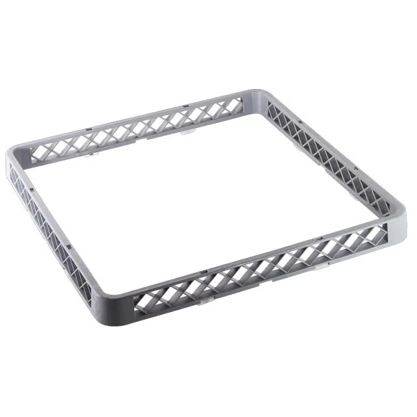 Omcan USA 43504 Dishwasher Rack Extender, Gray, 19.7" x 19.7", Full Size, 1.75" Inside Height