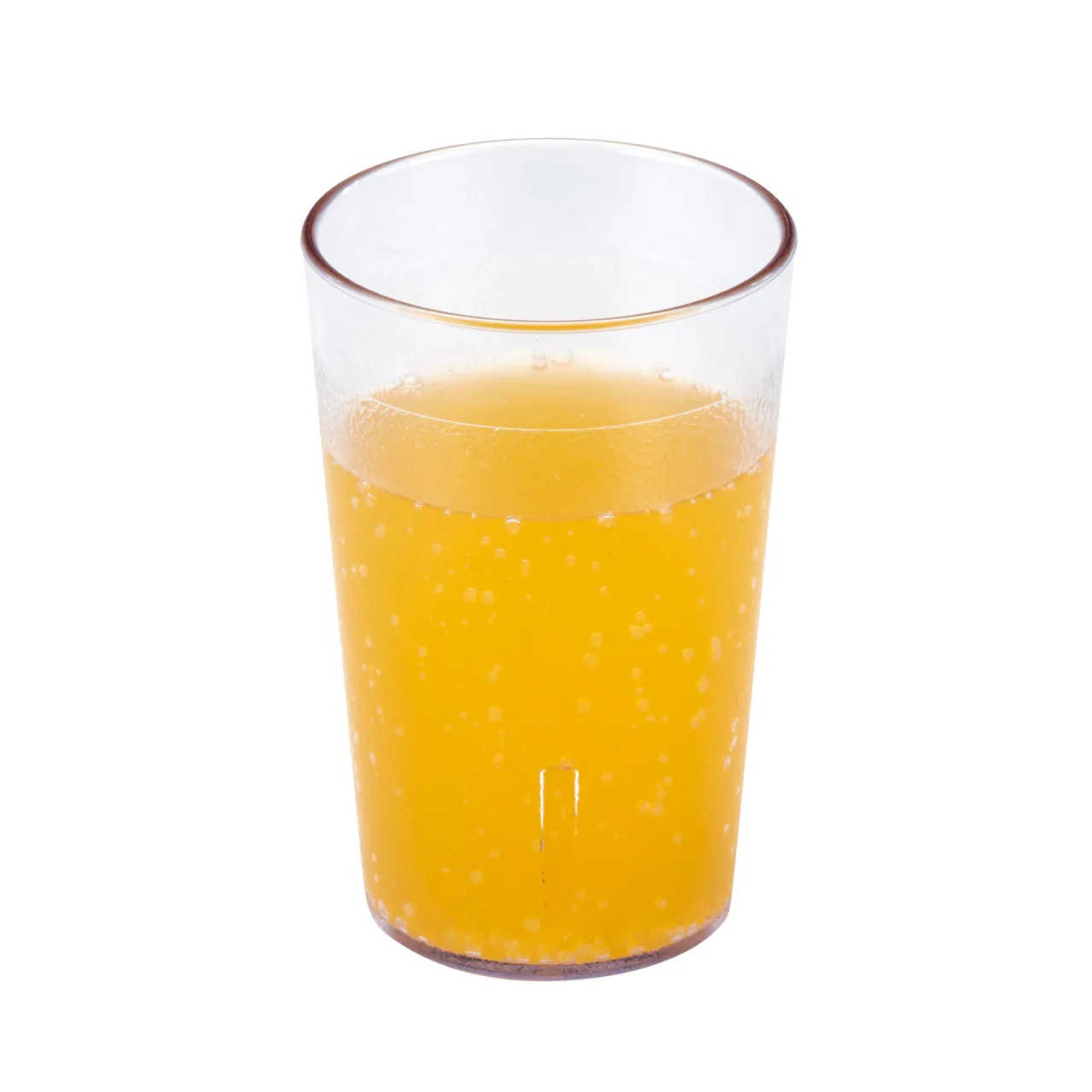 Cambro 800P152 - 7.8 oz Clear Textured SAN Tumbler, 2‑5/8" Diameter, Dishwasher Safe, USA - 72/Case