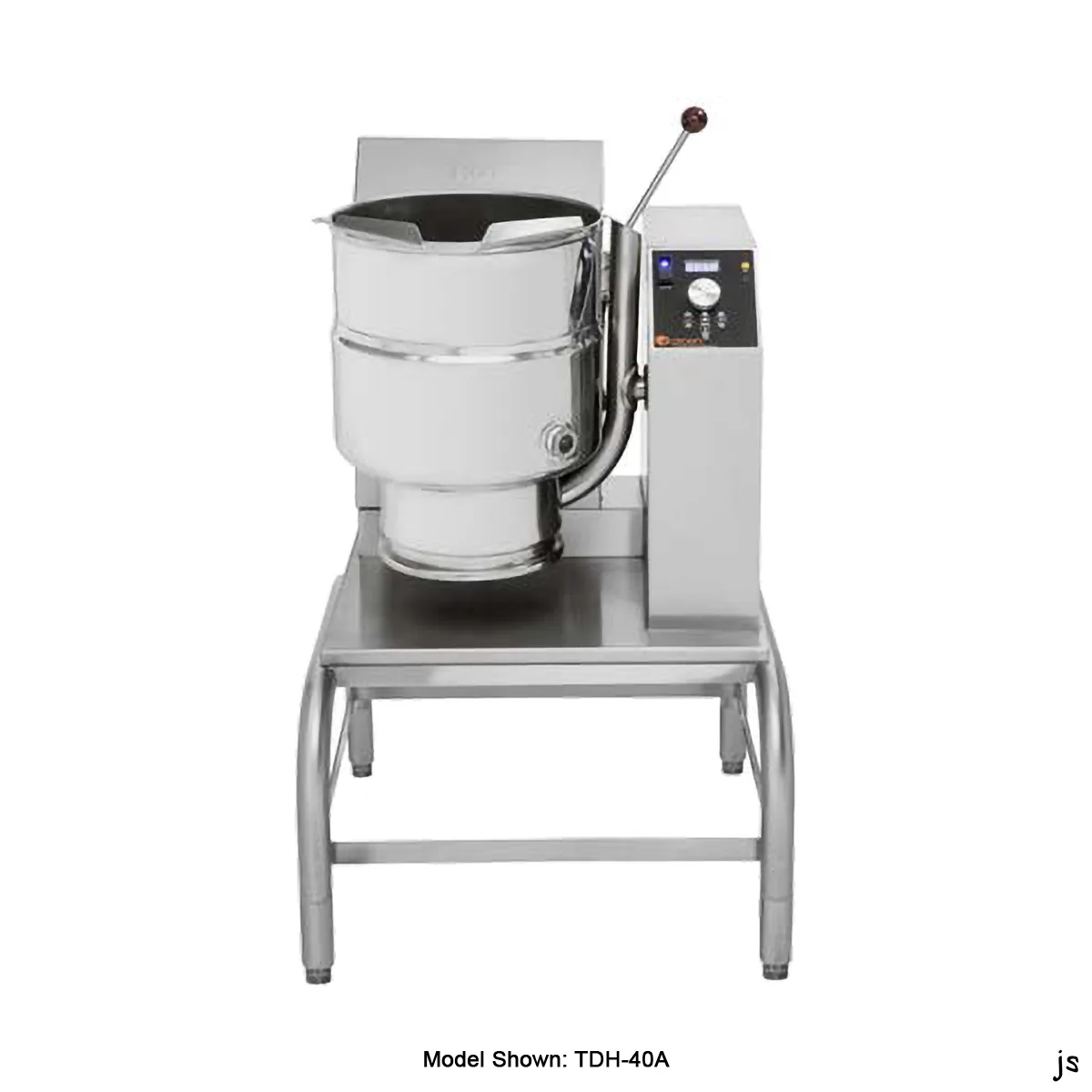 Groen TDH-20A 5 Gallon Countertop Tilting 2/3 Steam Jacketed Gas Kettle, 31.000 BTU