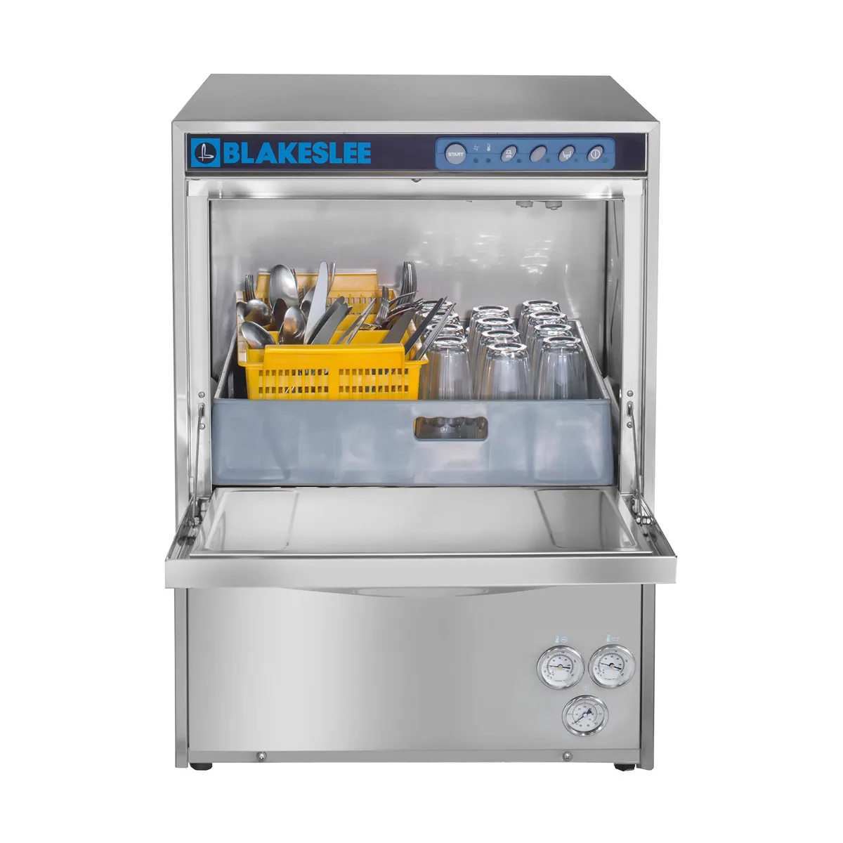 Blakeslee UC-18-3 23" Undercounter Dishwasher,20 or 30 Racks/Hr-20 Gal/Hr-High Temp w/Booster