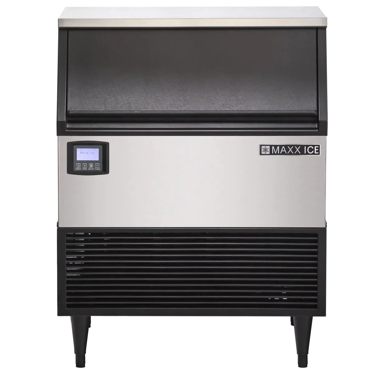Maxx Ice MIM320N 30" Air Cooled Full Cube 328 lb Undercounter Ice Machine with 100 lb Bin