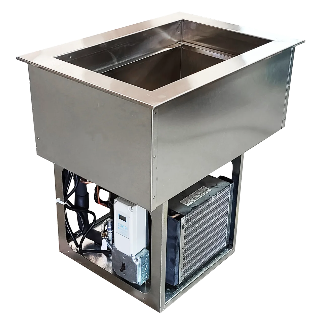 BK Resources E-CP3-1 Drop-In Cold Food Well, (1) Well, 3" Deep Pan Rails