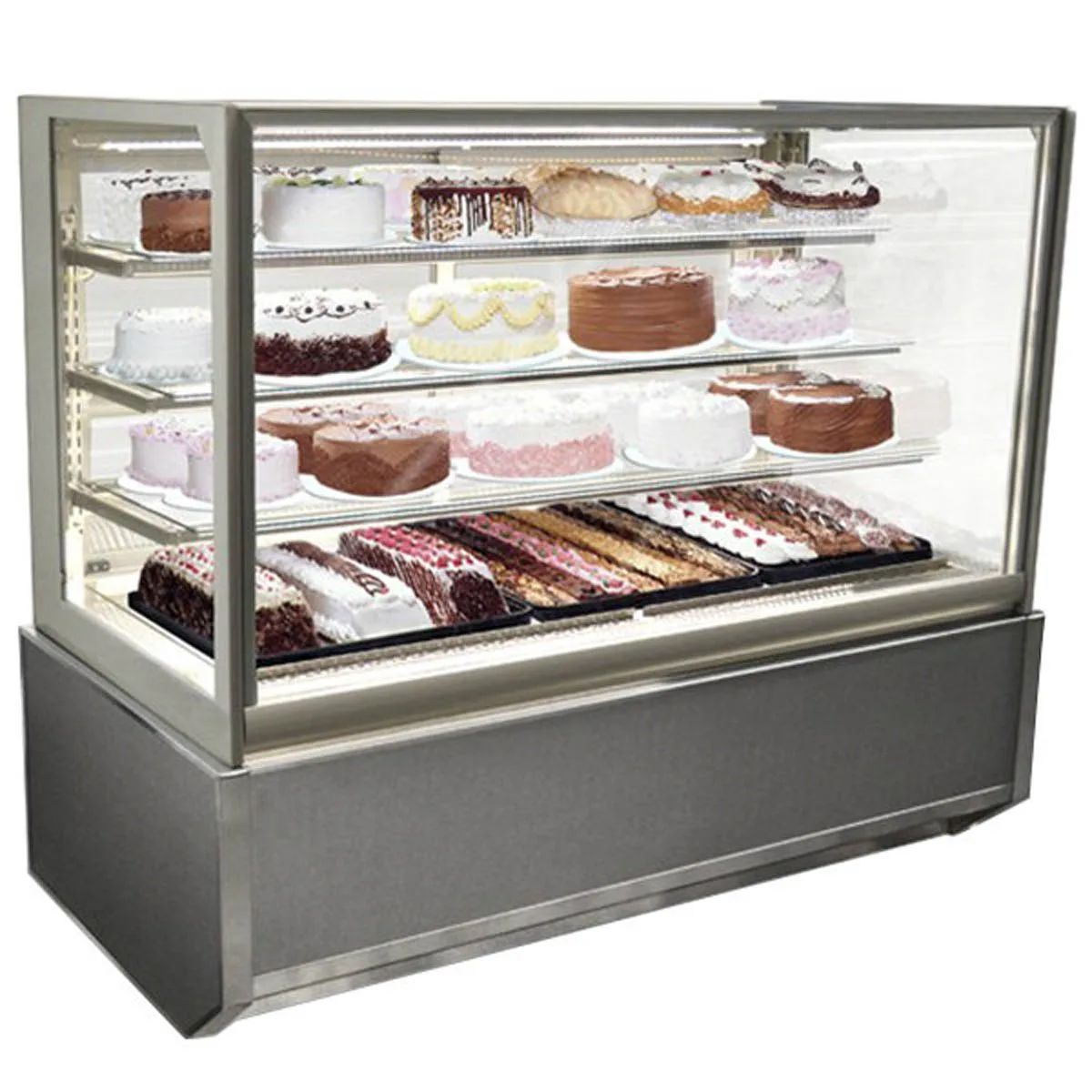 Federal Industries ITR4826-B18 48" Italian Glass Refrigerated Display Case w/ 2 shelves