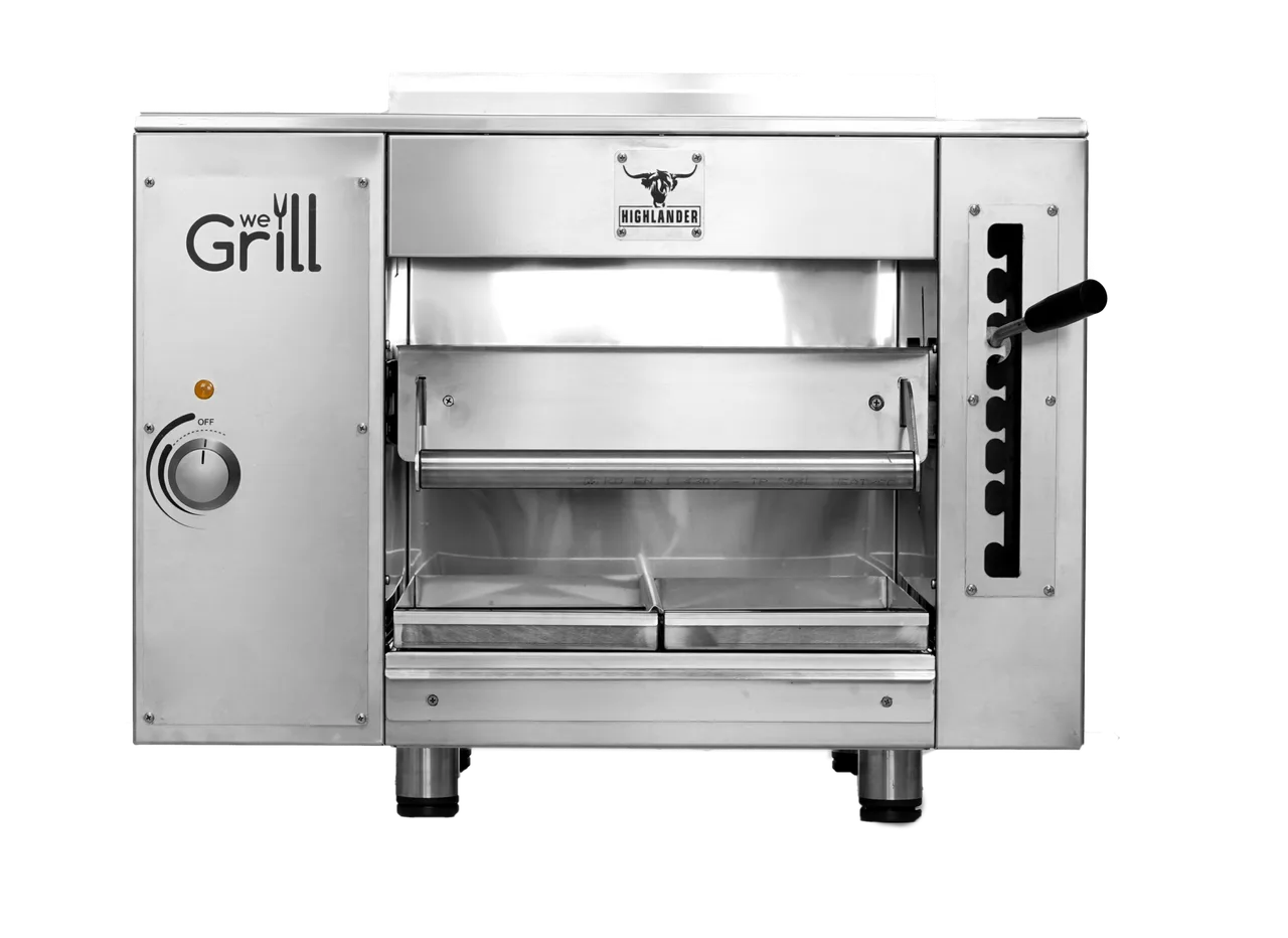 AMPTO HIGHLANDER-E Infrared Overfire Broiler, Single Deck Countertop, Electric