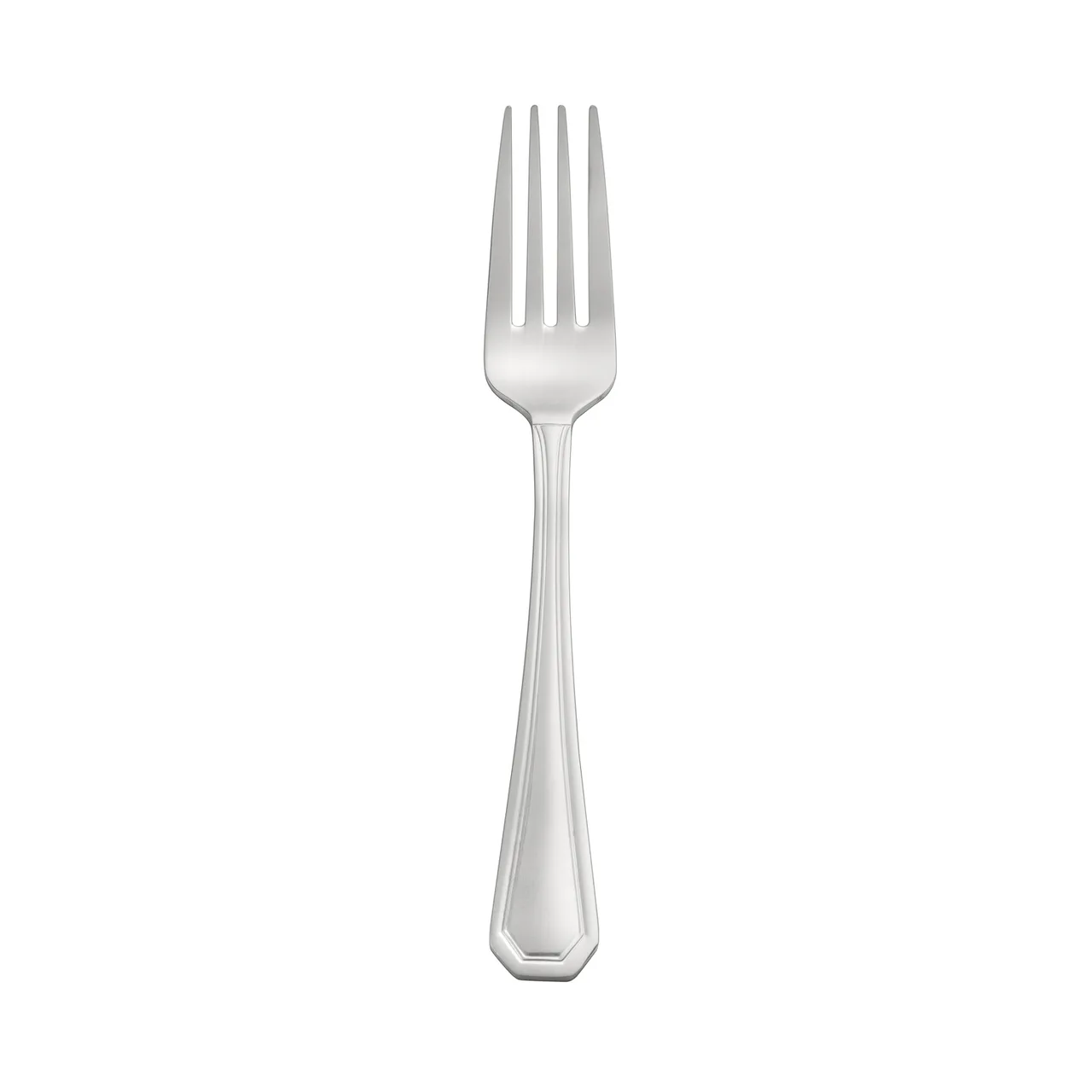 CAC China 8006-05 Lux Dinner Fork, 7-1/4" Extra Heavy Weight, 18/8 Stainless Steel - 1 Dozen