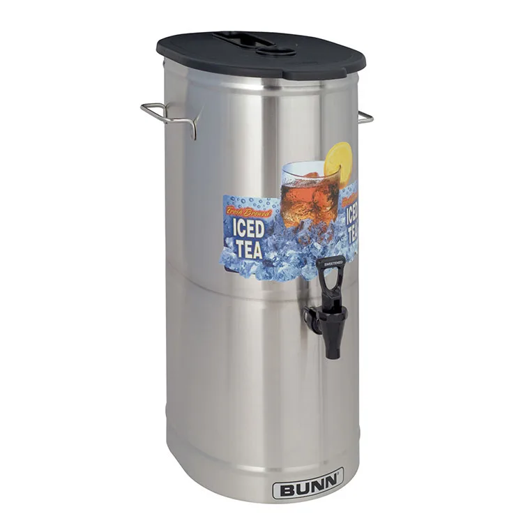 BUNN 34100.0003 TDO-5 Iced Tea/Coffee Dispenser, Brew-Through Plastic Lid, 5 Gallon
