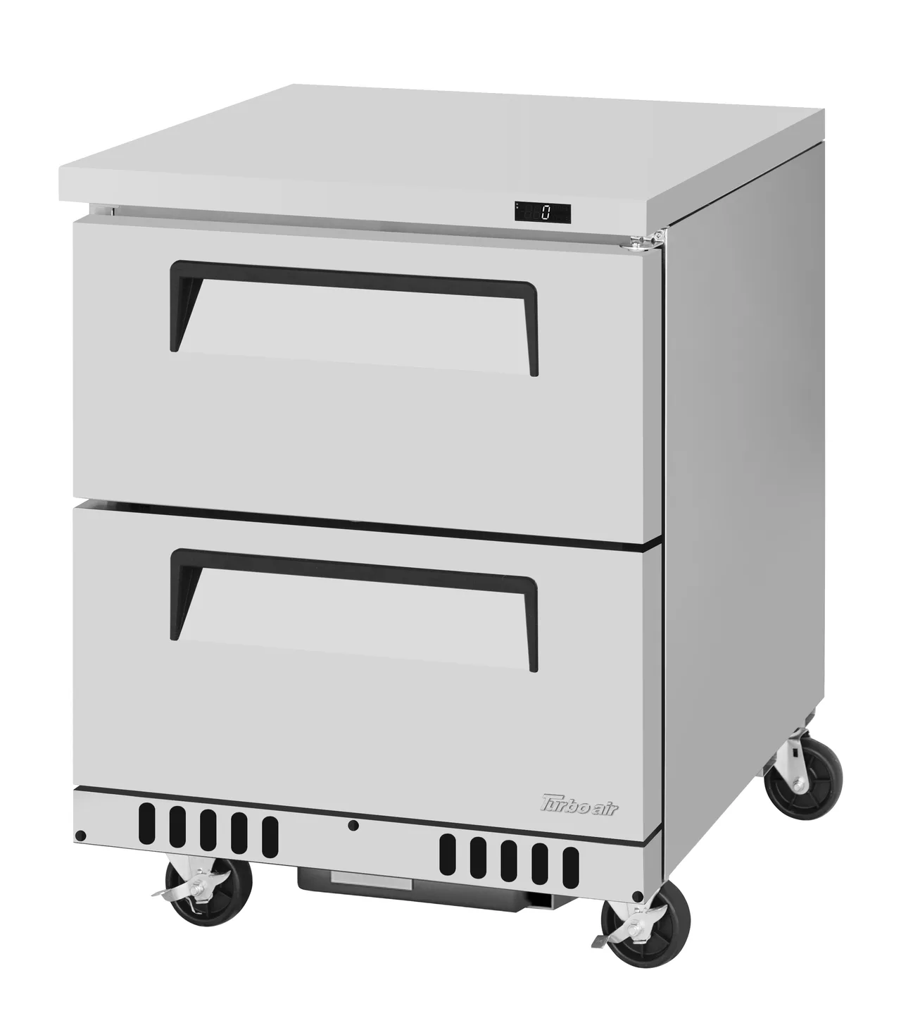 Turbo Air TUF-28SD-D2-FB-N 27" 1-Section Undercounter Freezer w/ 2 Drawers, 6.8 cu. ft.