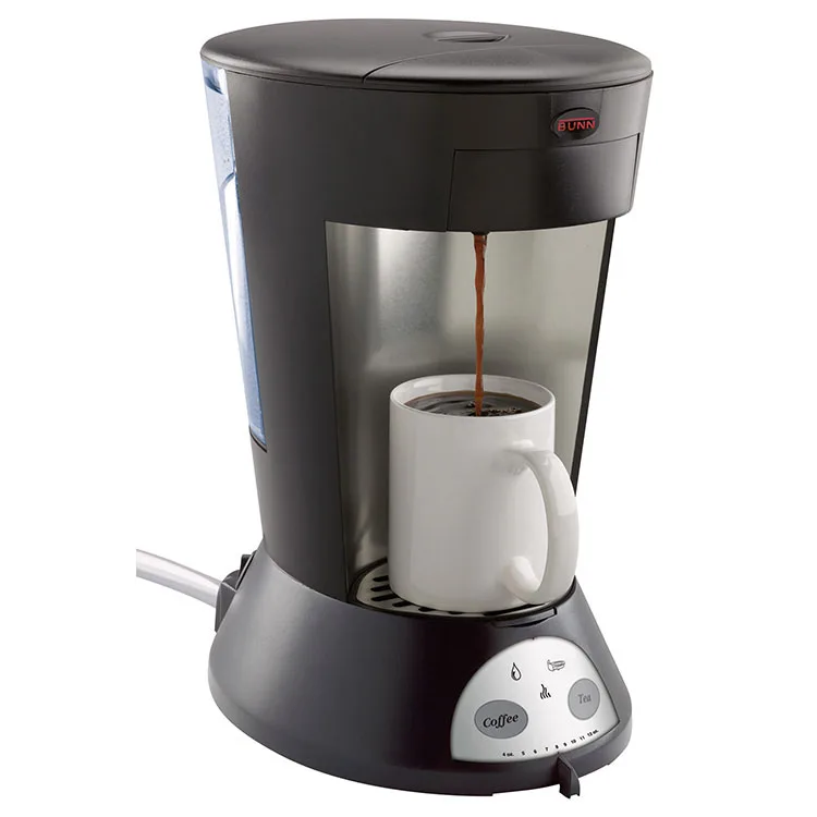 BUNN 35400.0009 MyCafé® Commercial Pod Brewer Without Grinder, Automatic - 60 Cups/Hr -120V / Black