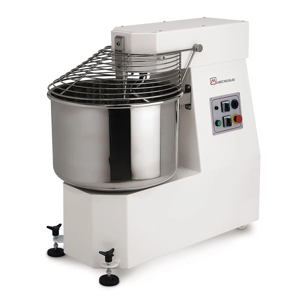 AMPTO PK60DUS Spiral Mixer with 80 qt Fixed Bowl, 2-Speed, 132 lbs Dough Capacity, 4-1/2 hp
