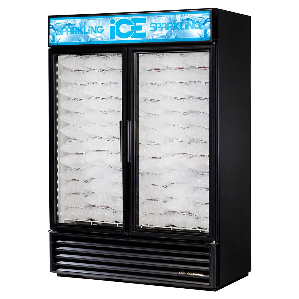 True GDIM-49NT-HC~TSL01 54" Indoor Ice Merchandiser w/ Glass Door, Auto Defrost, 45 cu. ft.