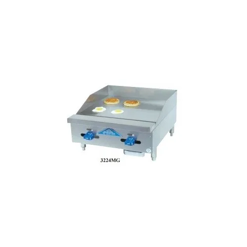Comstock-Castle 3224MG 24" Countertop Gas Griddle with Manual Control, 1" Steel Plate, 50.000 BTU