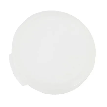 Omcan USA 80195 Round Polycarbonate Food Storage Container Lid, Clear, Fits 2 Qt & 4 Qt Containers