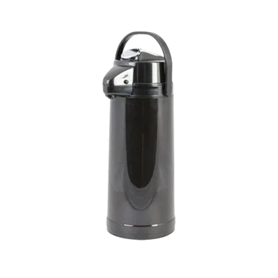Thunder Group APLG022 Airpot, 2.2 Liter (74 Oz.), Glass Lined, Black Lever Top