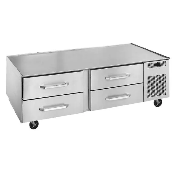 Randell RES1L1-48C4 48" 2 Drawers Refrigerated Chef Base w/ Marine Edge, Self-Contained