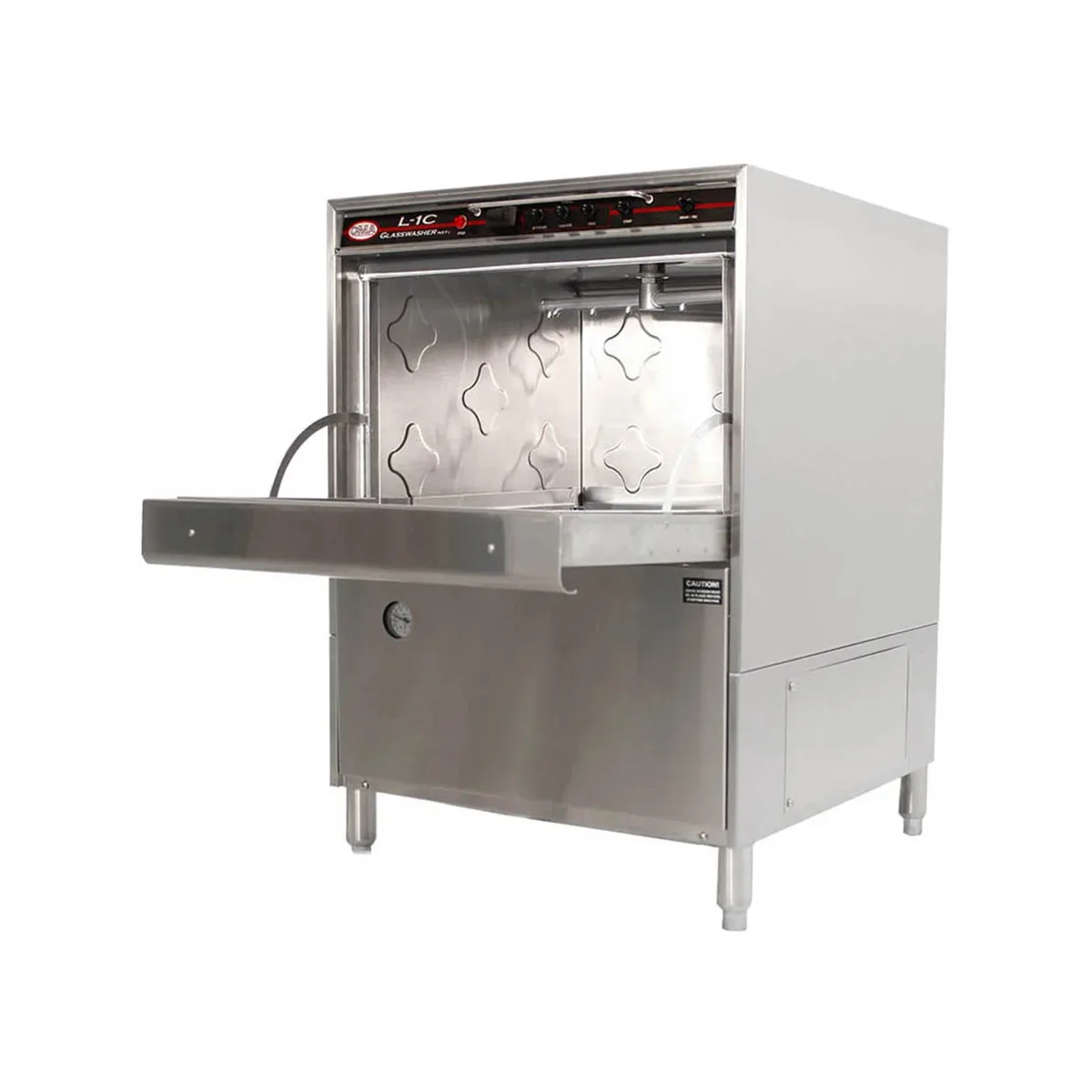 CMA Dishmachines L-1C 24" Door Type Undercounter Glasswasher, Low Temp - 30 Racks/Hr- 115V