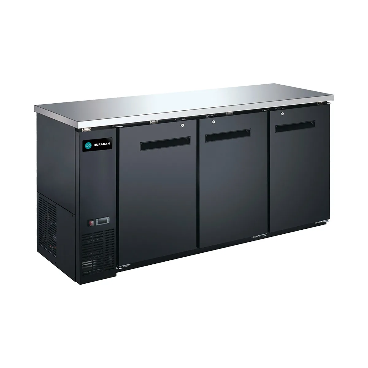 Hurakan HKN-GBB2472 72" Back Bar Cooler w/ Swing Solid Door, 18.5 cu. ft.