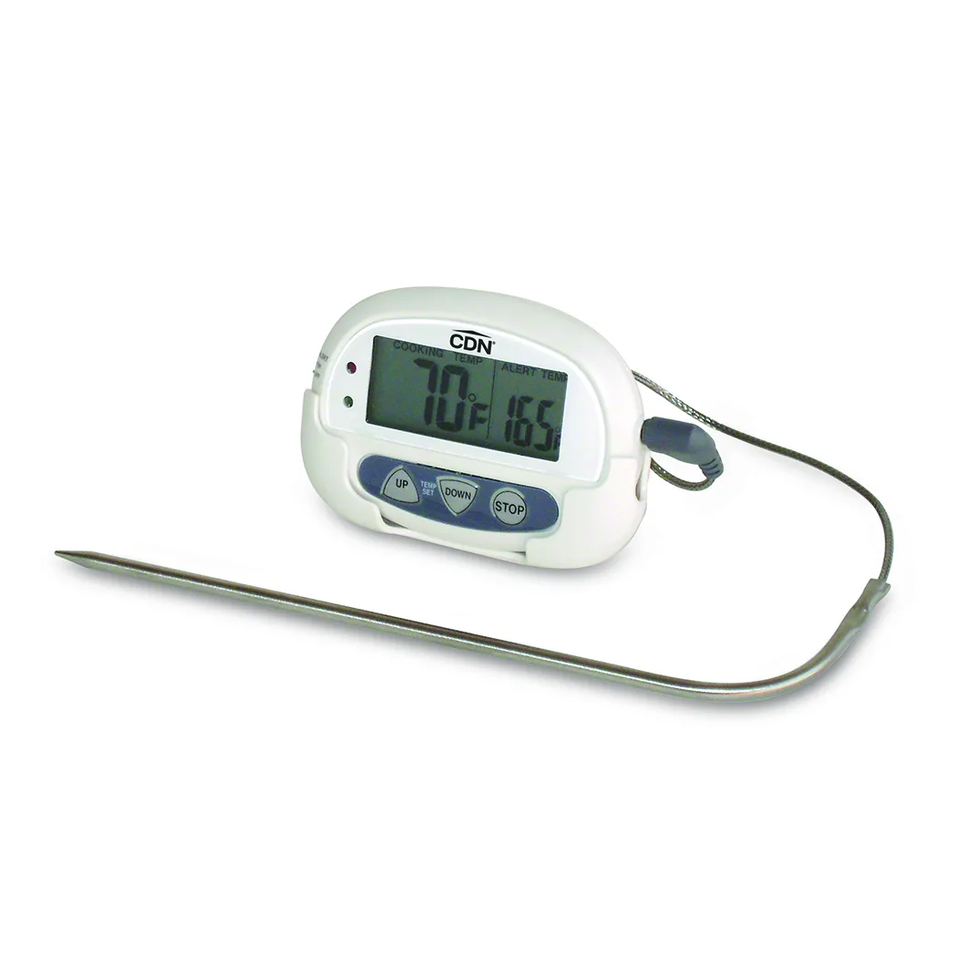 CDN Measurement Tools DTP392 Digital Probe Thermometer, 32‑392°F (0‑200°C), 5‑1/2" Probe, 3' Cable