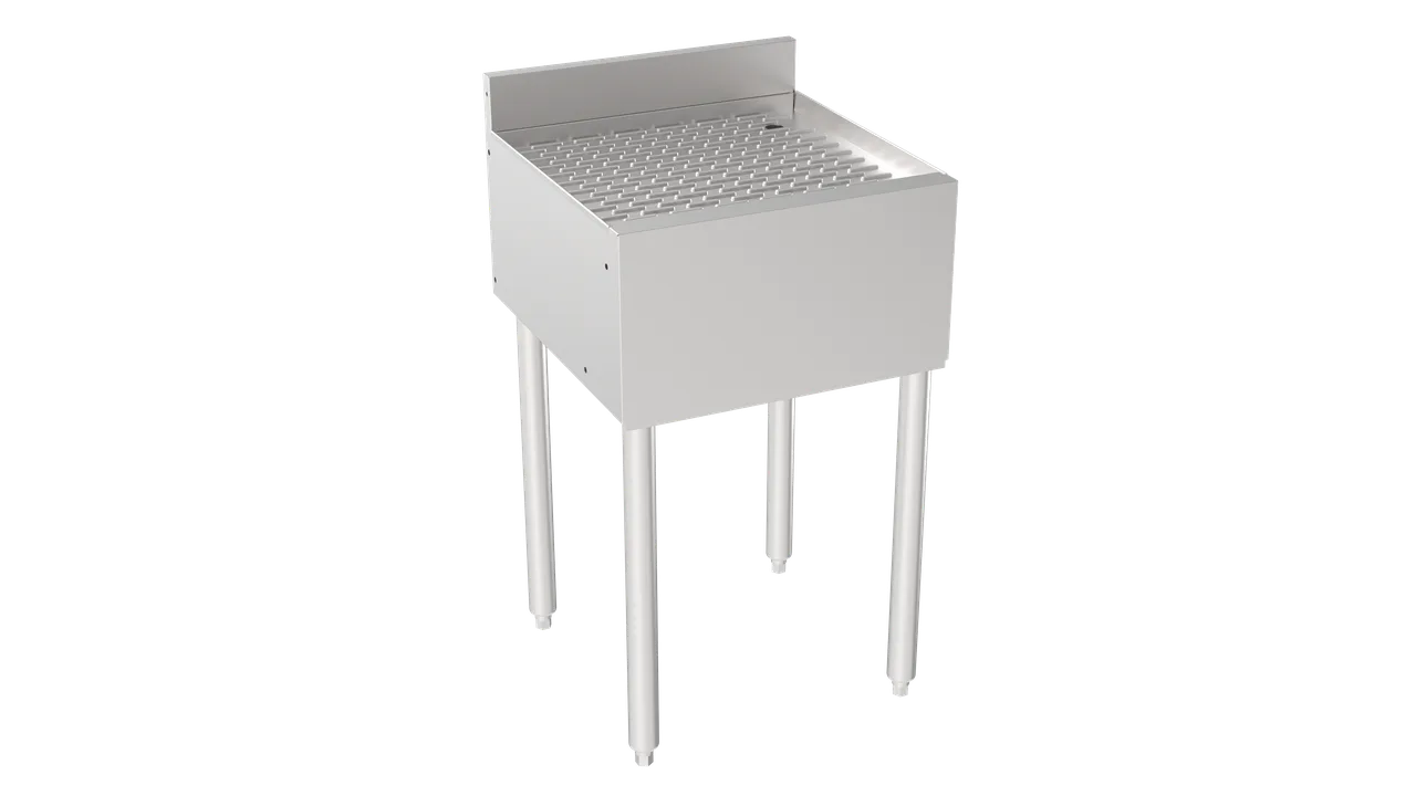 Krowne 18-GS18 Silver Series Drainboard, 18"W X 18.5"D, Embossed Drainboard Top