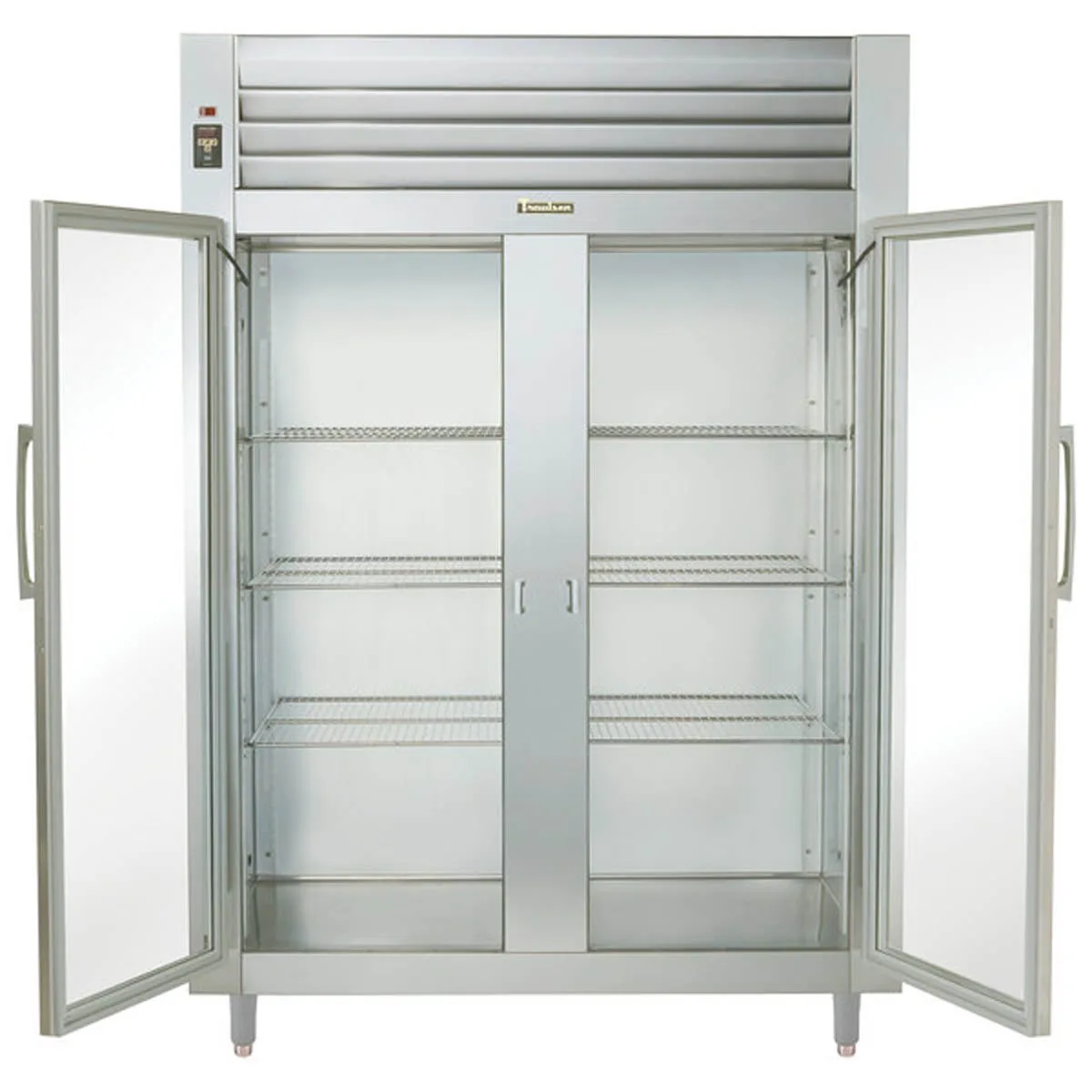 Traulsen AHT226WUT-FHG 58" 2-Section Reach-In Refrigerator w/ 2 Glass Doors, Top Mount, 40.57 cu. ft.