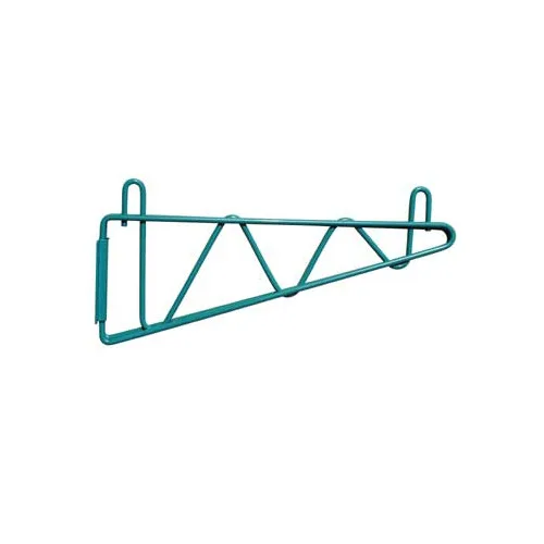 Serv-Ware GRWB18-CWP 18" Green Epoxy Wall Bracket, NSF, Single, Sold per Pair
