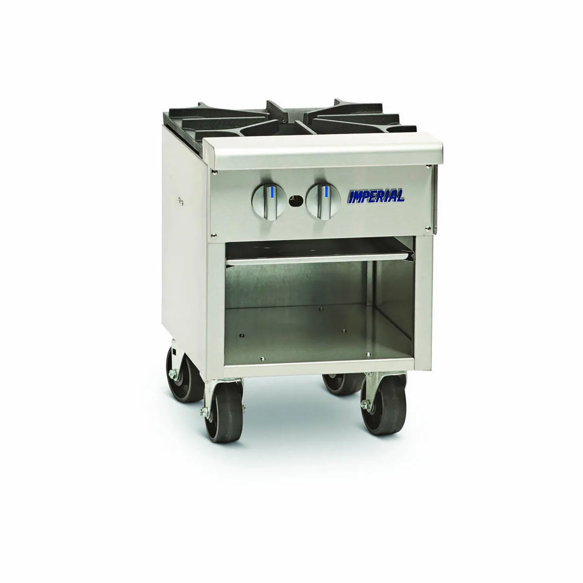 Imperial ISPA-18 18" Gas Stock Pot Range w/ (1) Three Ring Burner, Manual Controls, 90.000 BTU