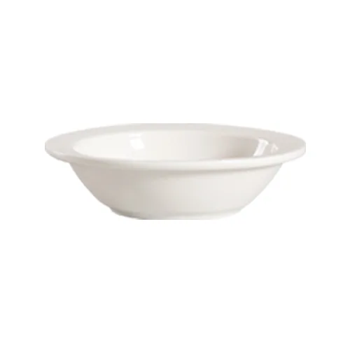 CAC China MAJ-10 Majesty Grapefruit Dish, 13 oz, 6-3/8" Dia, 1-1/2" H, Round Bone White China 1 Dozen