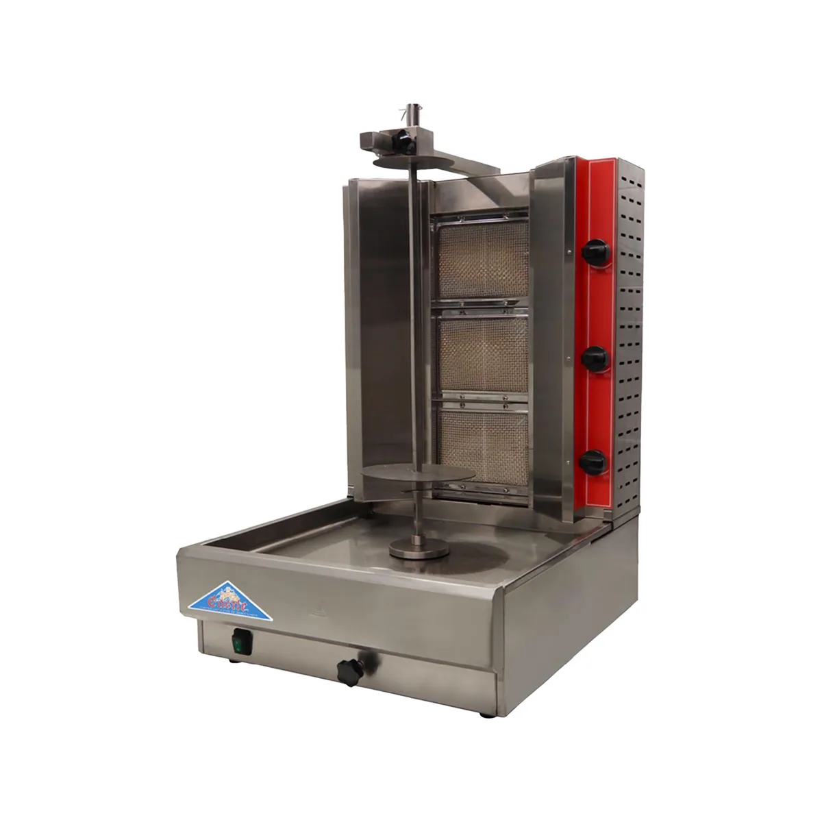 Comstock-Castle CCVB-4 37" Gas Gyro Machine, 100 lbs, (4) Natural Gas Burners - 38,000 BTU
