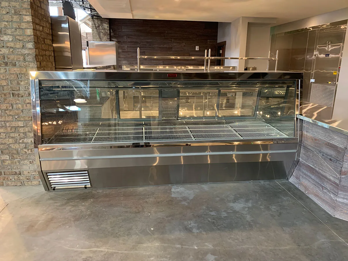 Howard-McCray SC-CMS34N-10-S-LED 120" Double Duty Flat Refrigerated Meat Display Case