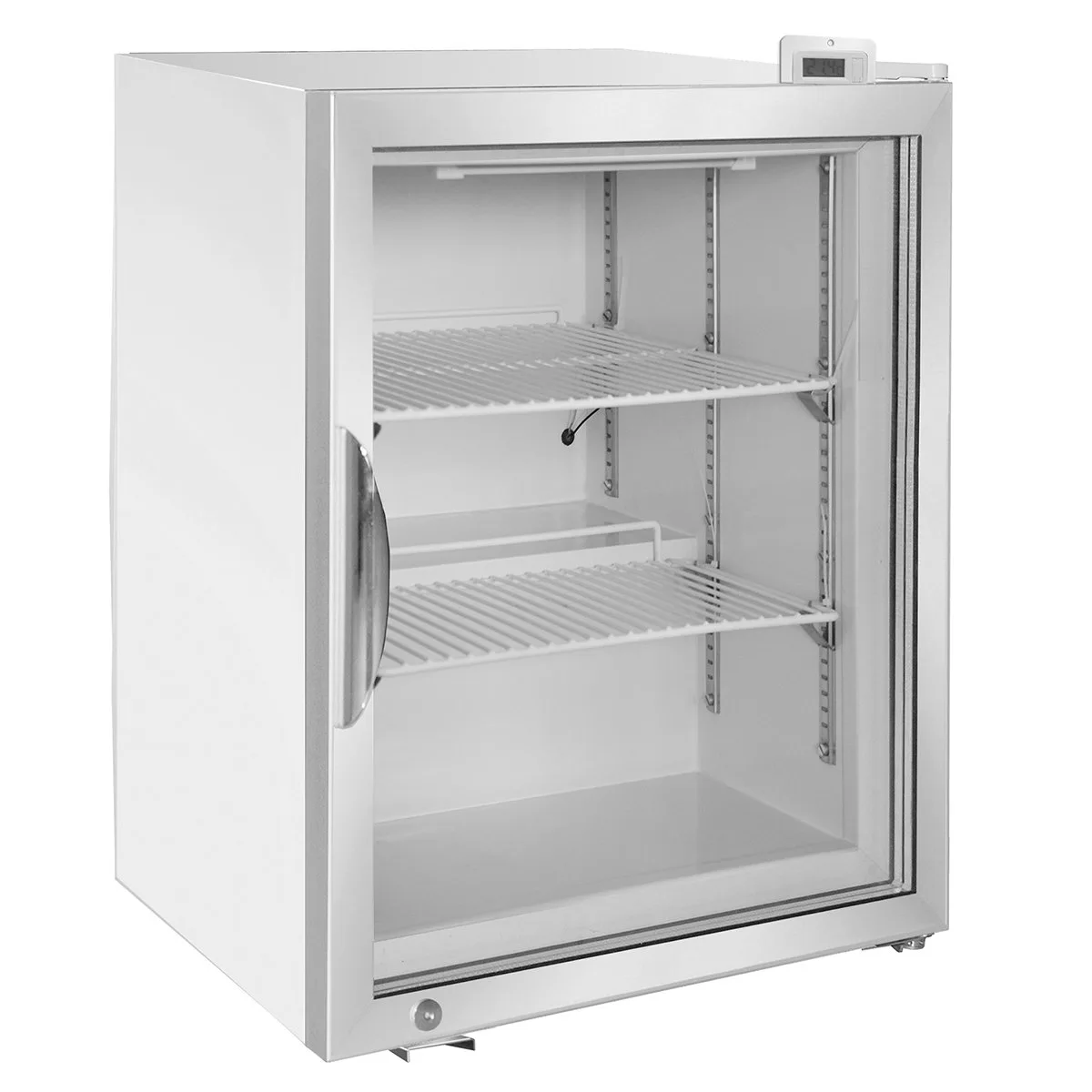 Maxx Cold MXM1-3.5FHC Countertop Freezer, 24.3" Wide, 3.5 cu.ft, White Steel, Glass Door, LED Light