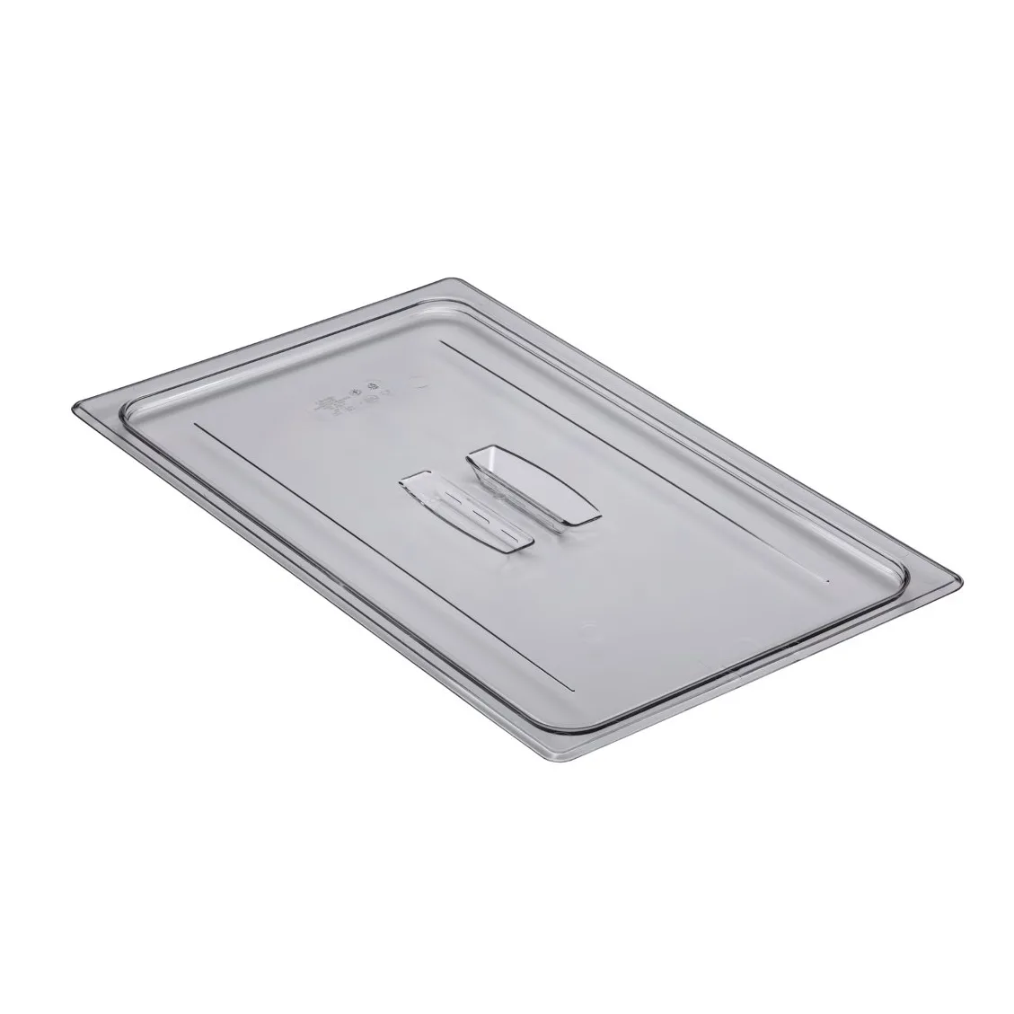 Cambro 10CWCH135 Full‑Size Handled Food Pan Cover, Clear Polycarbonate, NSF, 12" x 12"