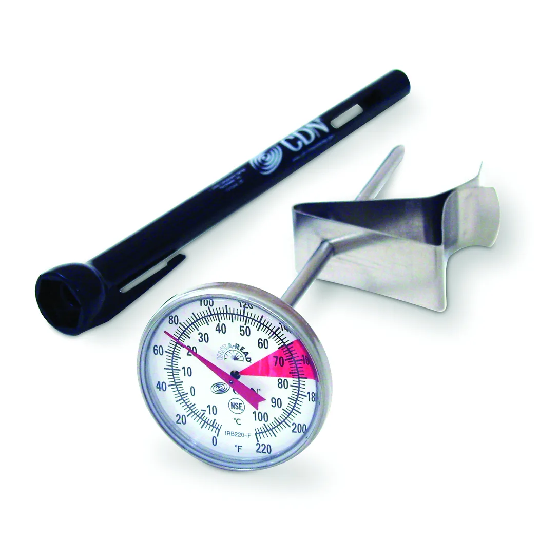 CDN IRB220-F Beverage & Frothing Thermometer,target range indication