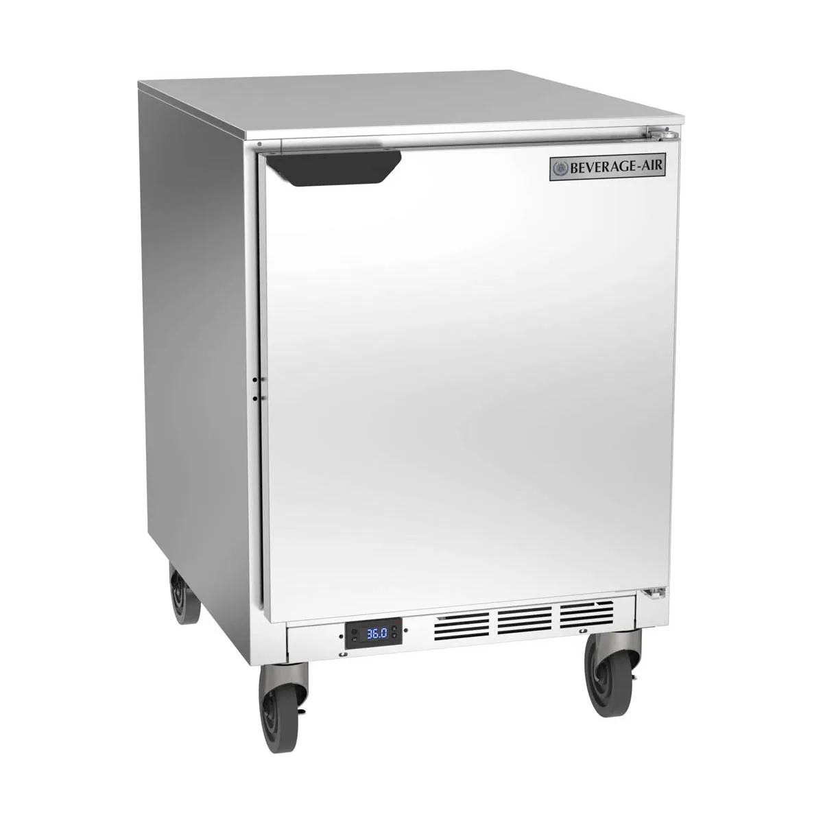 Beverage Air UCR24AHC 24" One Section Undercounter Refrigerator w/ 1 Door, 5.16 cu. ft.