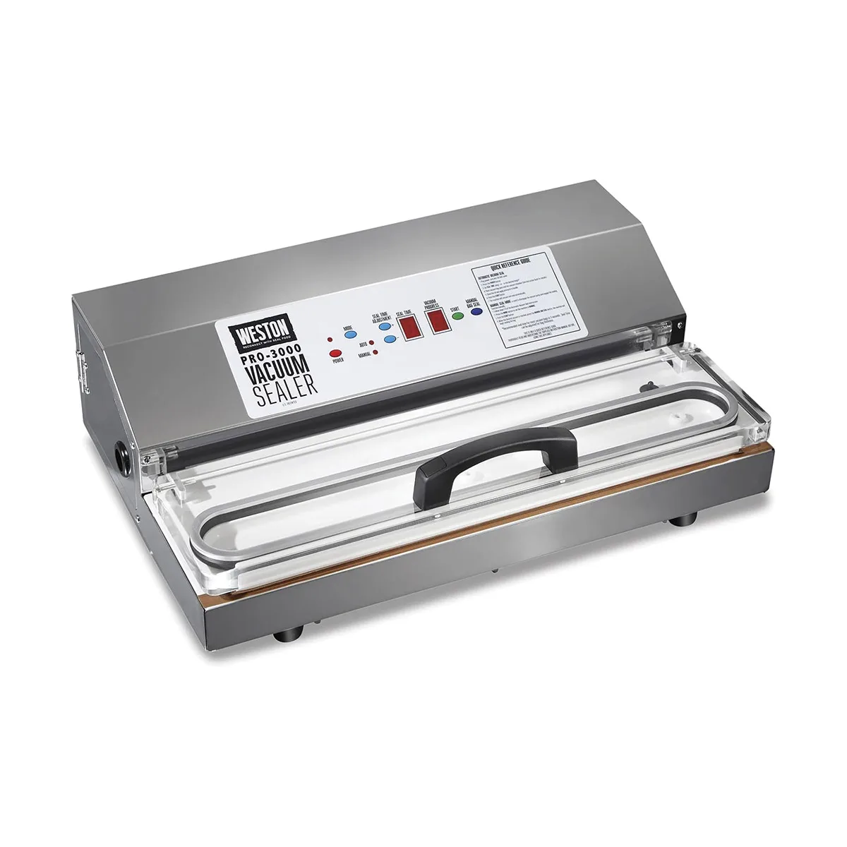 Hamilton Beach 65-0401-W Weston PRO-3000 Countertop External Vacuum Sealer with 15" Seal Bar